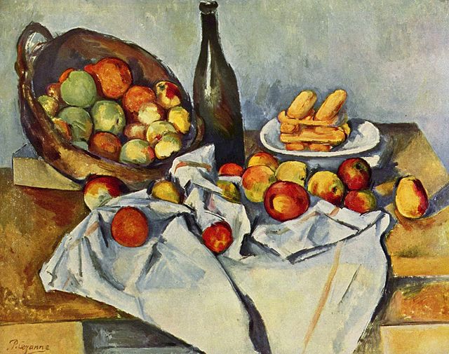 The Basket of Apples - Paul Cezanne Painting